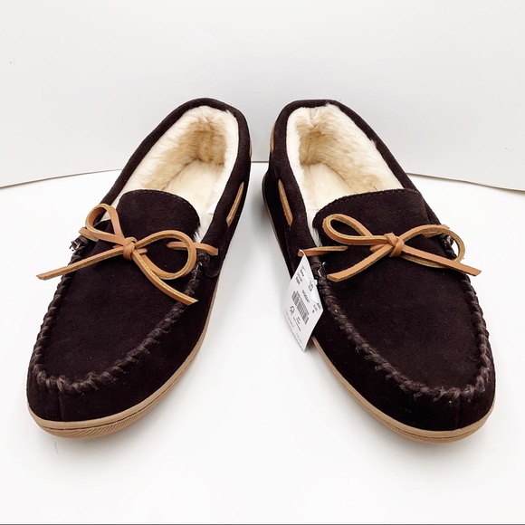 🆕{J. Crew} Suede Faux-Shearling Moccasins - Picture 6 of 16
